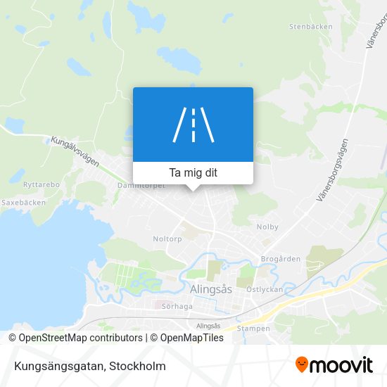 Kungsängsgatan karta