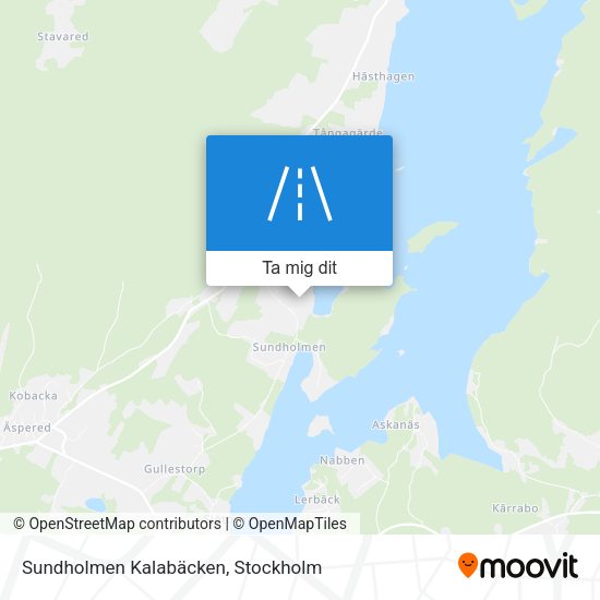 Sundholmen Kalabäcken karta