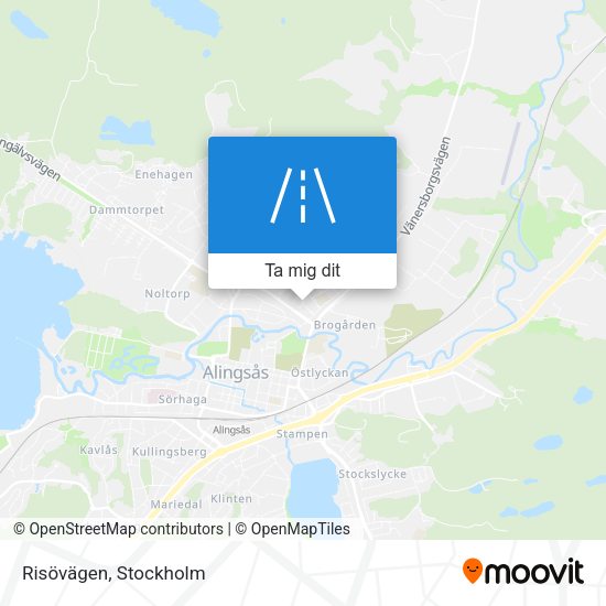 Risövägen karta