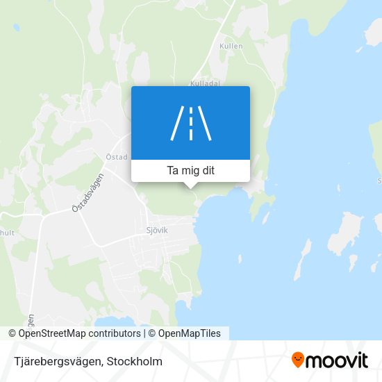 Tjärebergsvägen karta