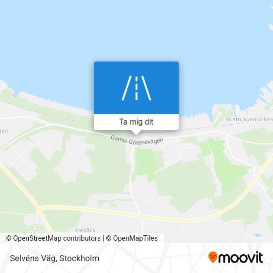 Selvéns Väg karta