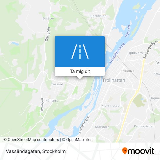 Vassändagatan karta