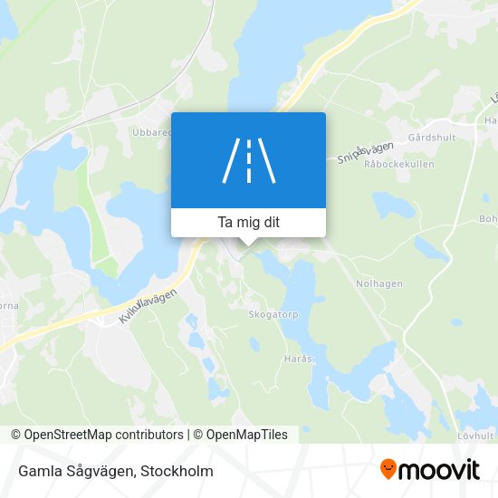 Gamla Sågvägen karta