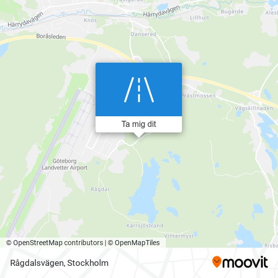 Rågdalsvägen karta