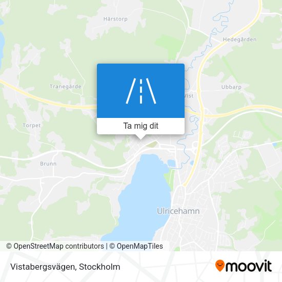 Vistabergsvägen karta
