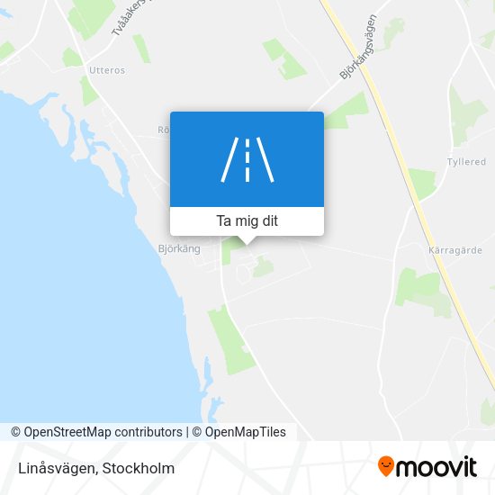 Linåsvägen karta