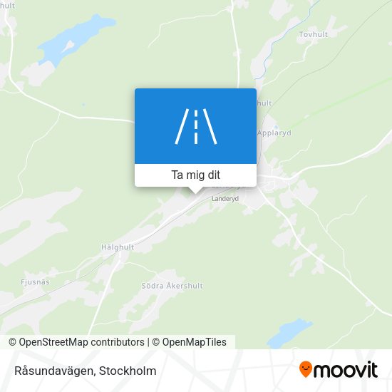 Råsundavägen karta