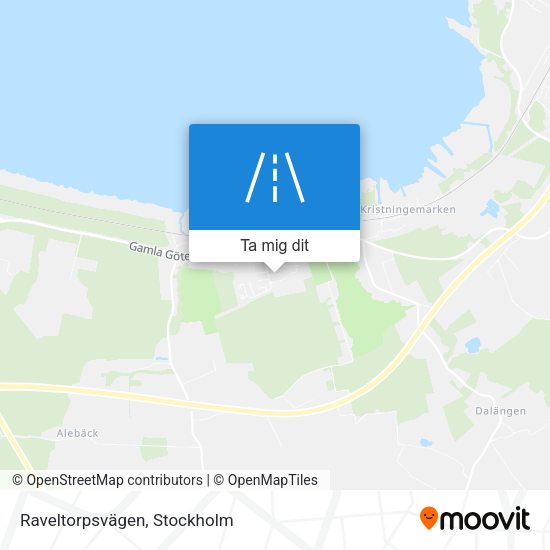 Raveltorpsvägen karta