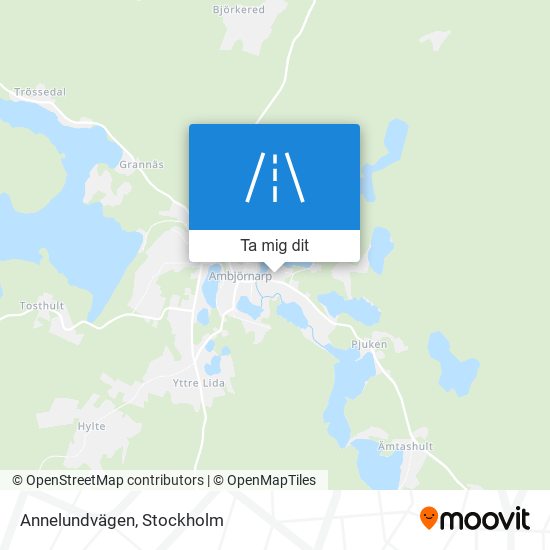 Annelundvägen karta