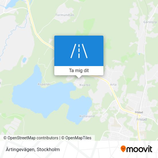 Ärtingevägen karta