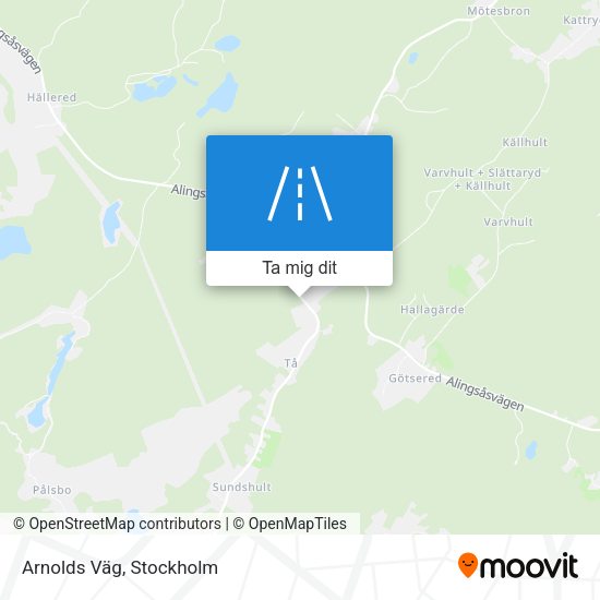 Arnolds Väg karta