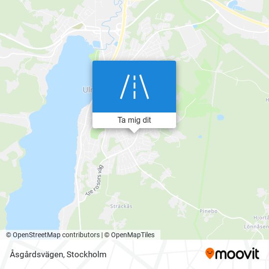 Åsgårdsvägen karta