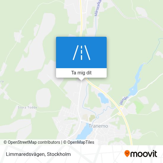 Limmaredsvägen karta
