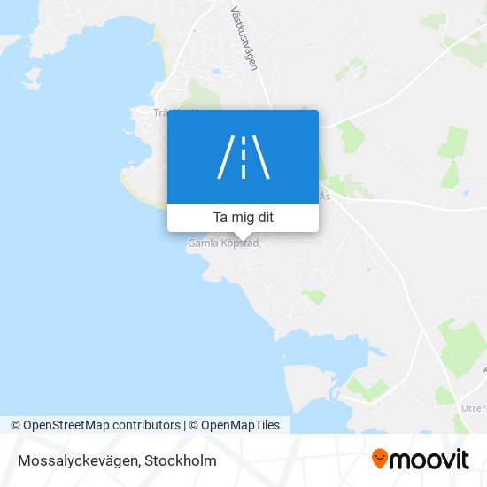 Mossalyckevägen karta