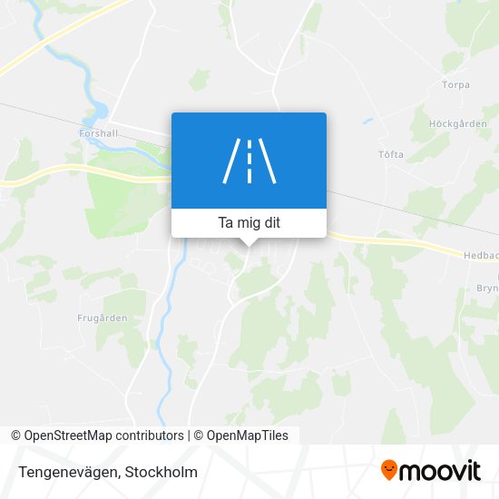 Tengenevägen karta
