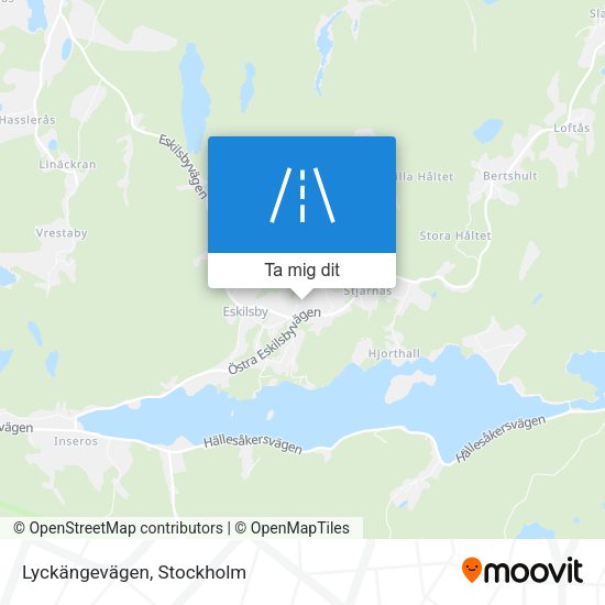 Lyckängevägen karta