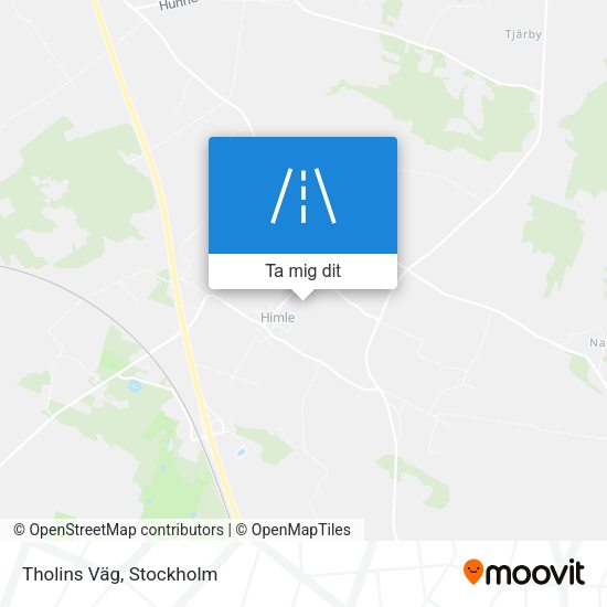 Tholins Väg karta
