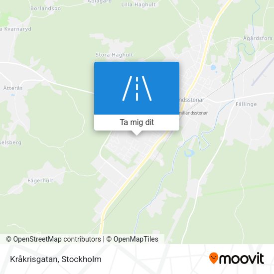 Kråkrisgatan karta