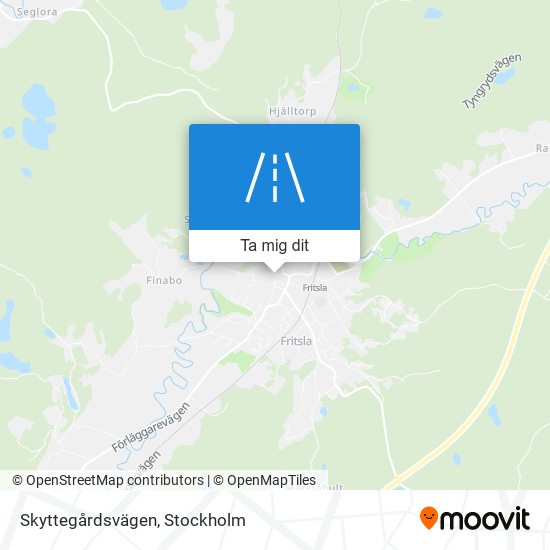 Skyttegårdsvägen karta