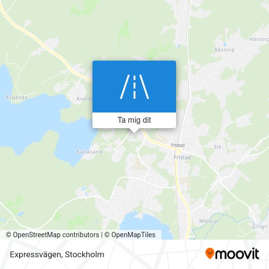 Expressvägen karta