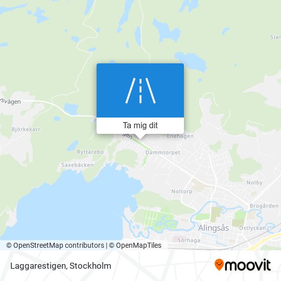 Laggarestigen karta