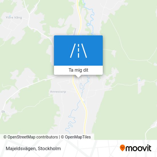 Majeldsvägen karta