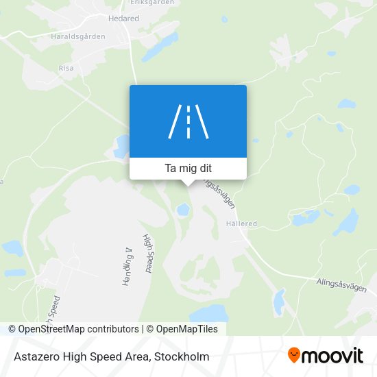 Astazero High Speed Area karta