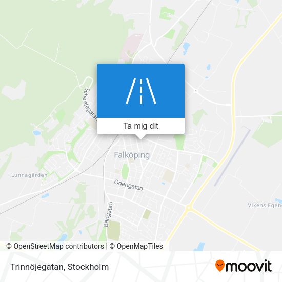 Trinnöjegatan karta
