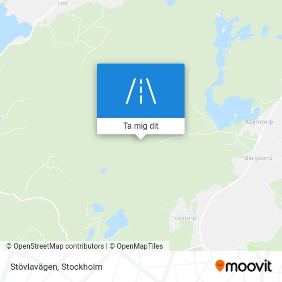 Stövlavägen karta