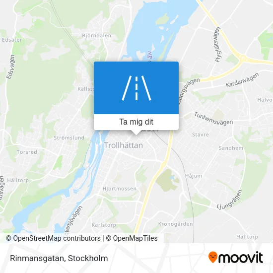 Rinmansgatan karta