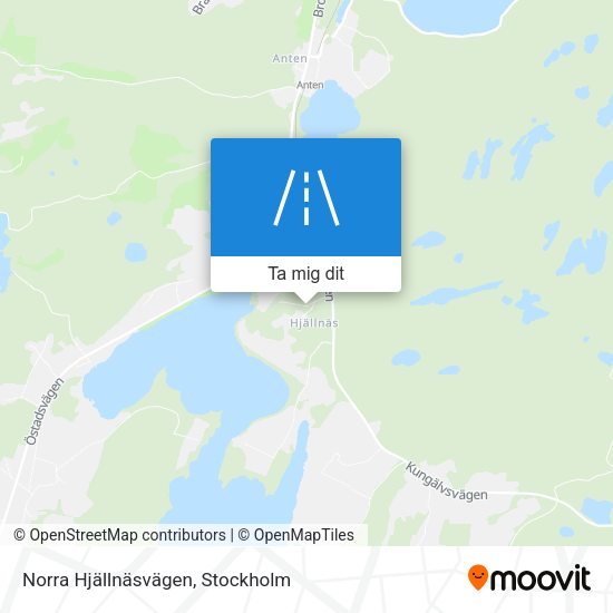 Norra Hjällnäsvägen karta