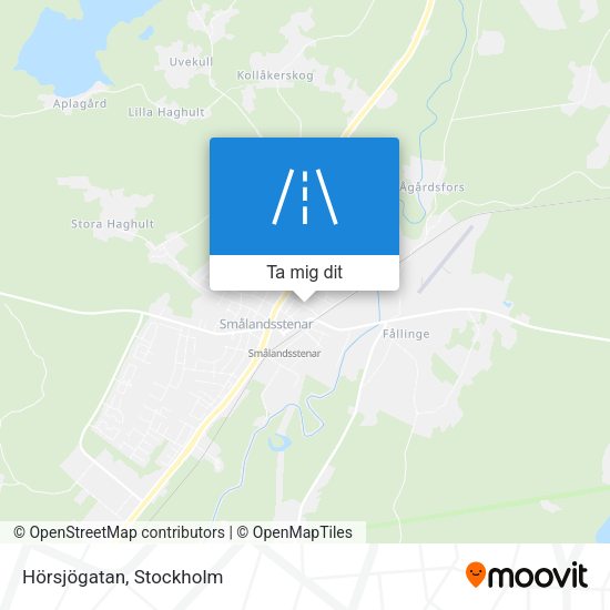 Hörsjögatan karta