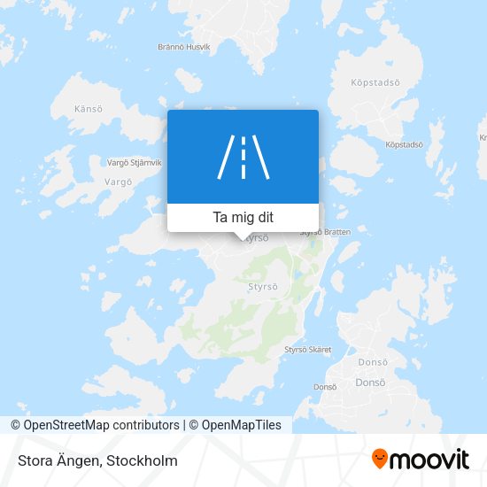 Stora Ängen karta