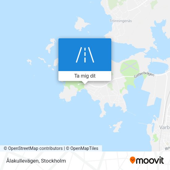 Ålakullevägen karta
