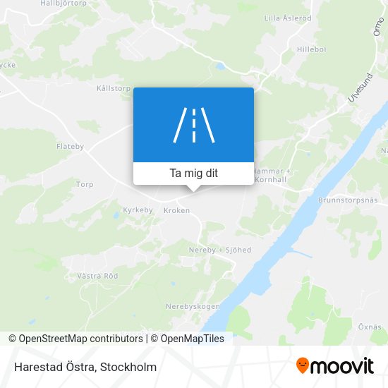 Harestad Östra karta