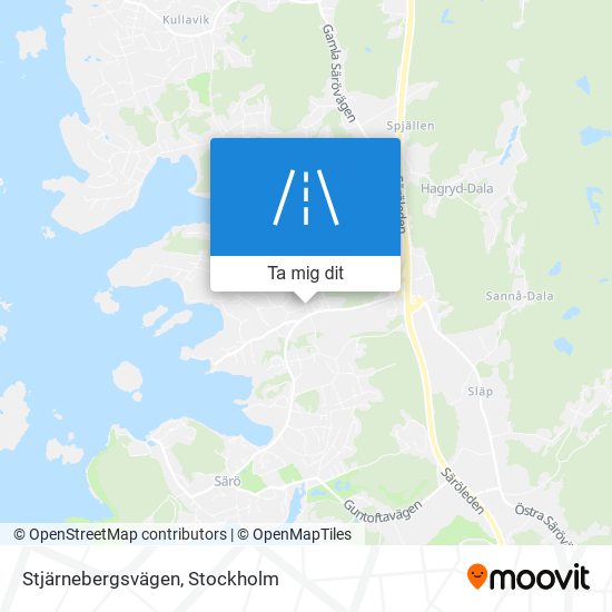 Stjärnebergsvägen karta