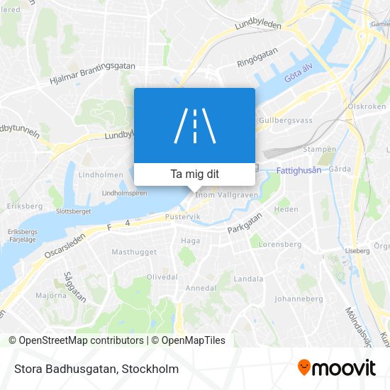Stora Badhusgatan karta