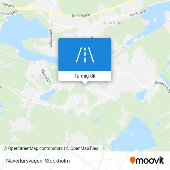 Näverlursvägen karta