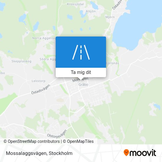 Mossalaggsvägen karta