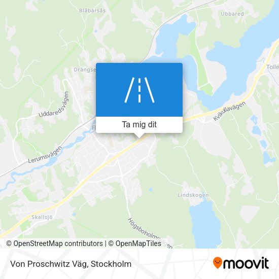 Von Proschwitz Väg karta