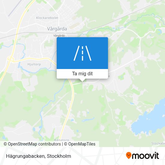 Hägrungabacken karta