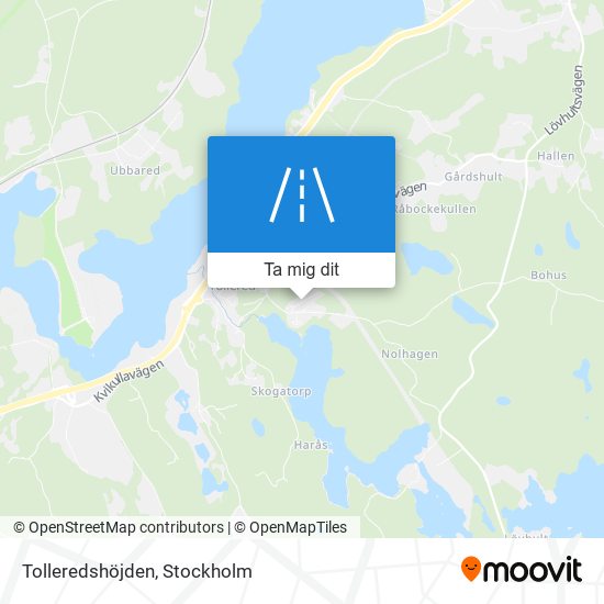 Tolleredshöjden karta