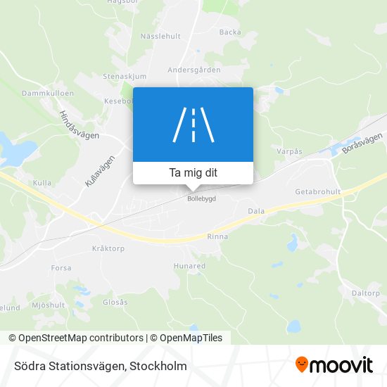 Södra Stationsvägen karta