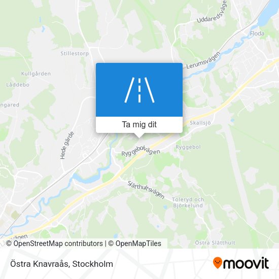 Östra Knavraås karta