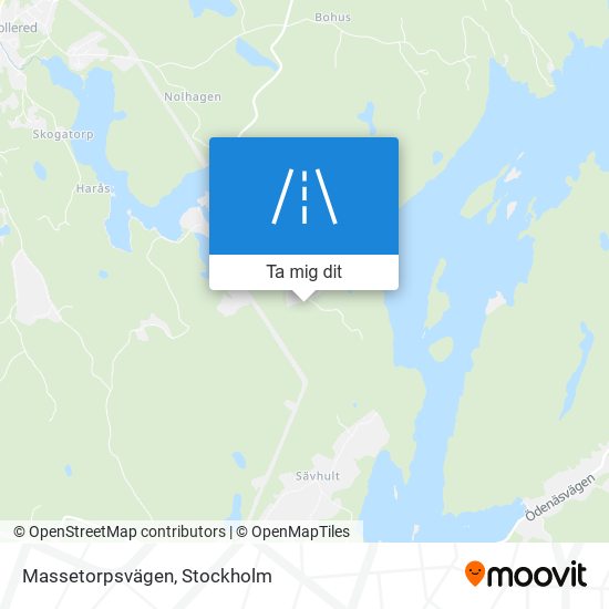 Massetorpsvägen karta