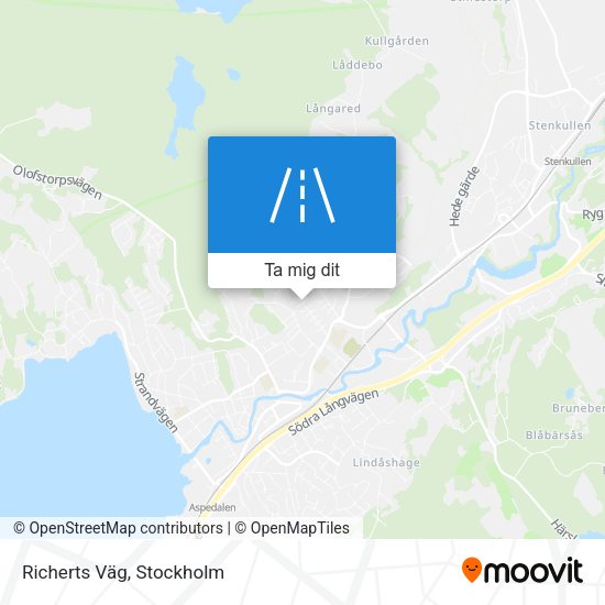 Richerts Väg karta