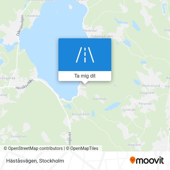 Häståsvägen karta