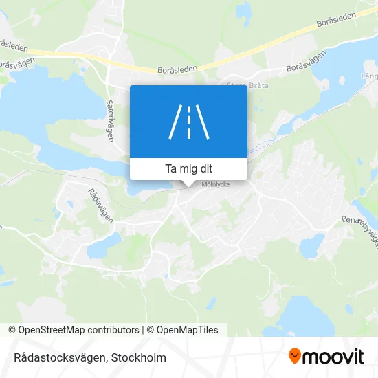 Rådastocksvägen karta