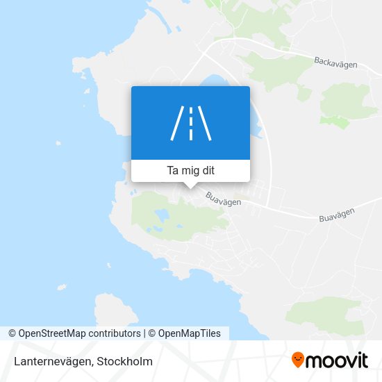 Lanternevägen karta