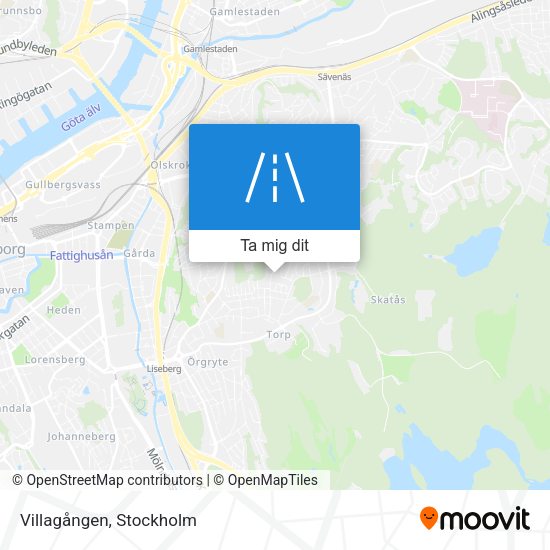 Villagången karta